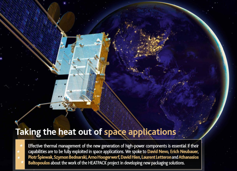 How do you keep satellite electronics cool?